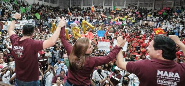 Mara Lezama se reúne con militantes de Morena