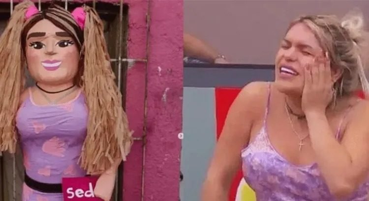 Crean piñata de Wendy Guevara