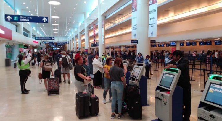 Apagón en el Aeropuerto Internacional de Cancún