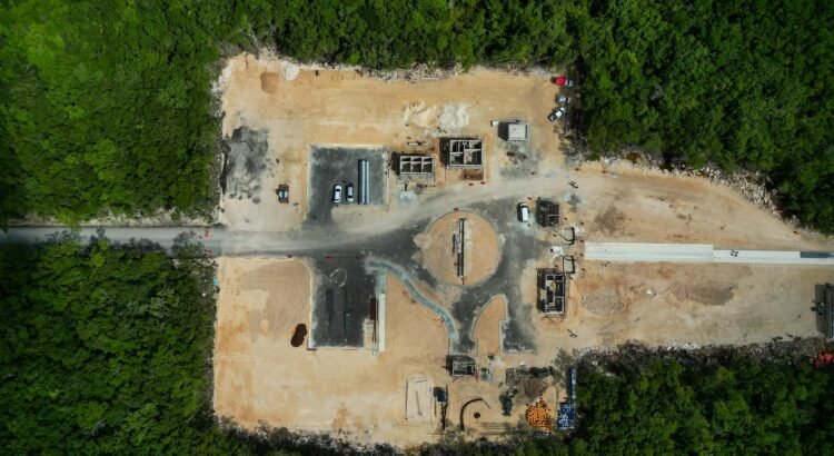 Lleva 47 por ciento de avance obra de la Puerta al Mar en Felipe Carrillo Puerto