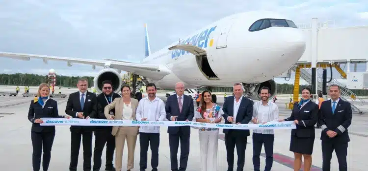 Aterriza en el Aeropuerto Internacional Felipe Carrillo Puerto de Tulum el primer vuelo de Europa