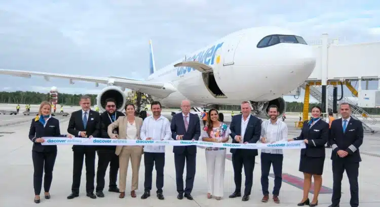 Aterriza en el Aeropuerto Internacional Felipe Carrillo Puerto de Tulum el primer vuelo de Europa
