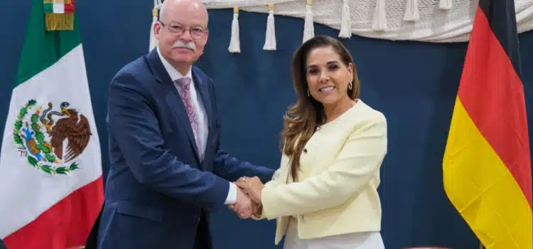 Se reúne Mara Lezama con el embajador de Alemania para fortalecer colaboración estratégica