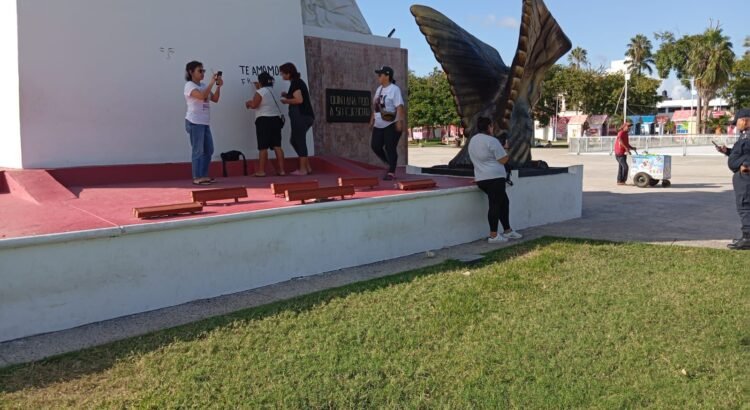Madres buscadoras inician el 2025 con protestas en Chetumal