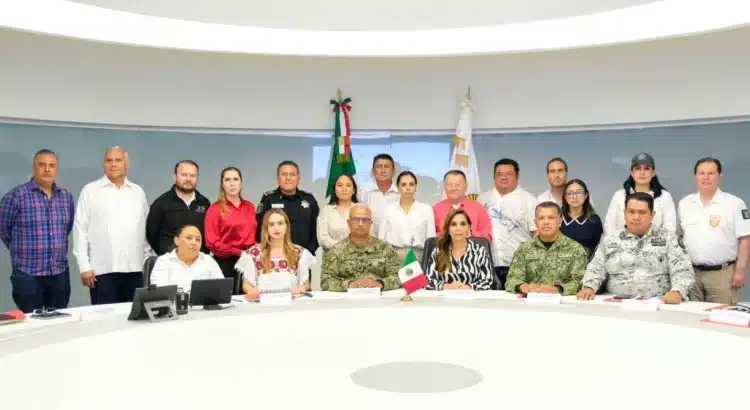 Mara Lezama y presidentes municipales revisan estrategia para la recuperación de paz en QRoo