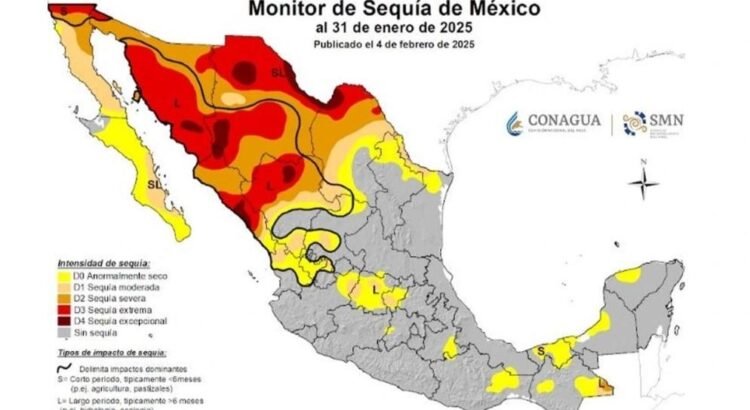 Sequía en México sigue avanzando