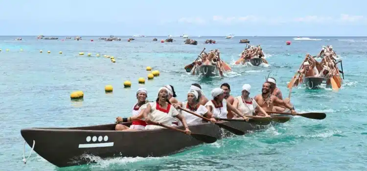 Llegan a Cozumel canoeros de la Travesía Sagrada Llegan a Cozumel canoeros de la Travesía Sagrada