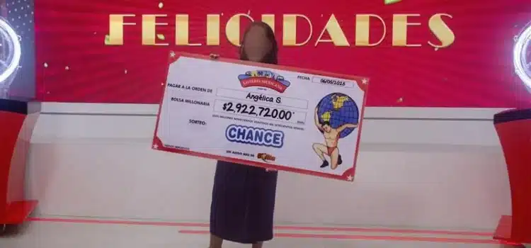 Lotería Mexicana entrega premio histórico de 2.9 mdp a ciudadana de QRoo