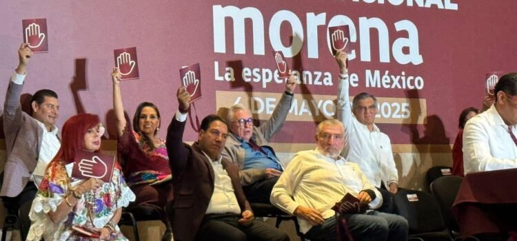 Gobernadora de QRoo refrenda compromiso con la transformación en el Consejo Nacional de Morena